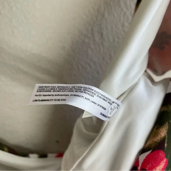 Anthropologie Floral One Piece Swimsuit - Pink and Green - Picture 10 of 12